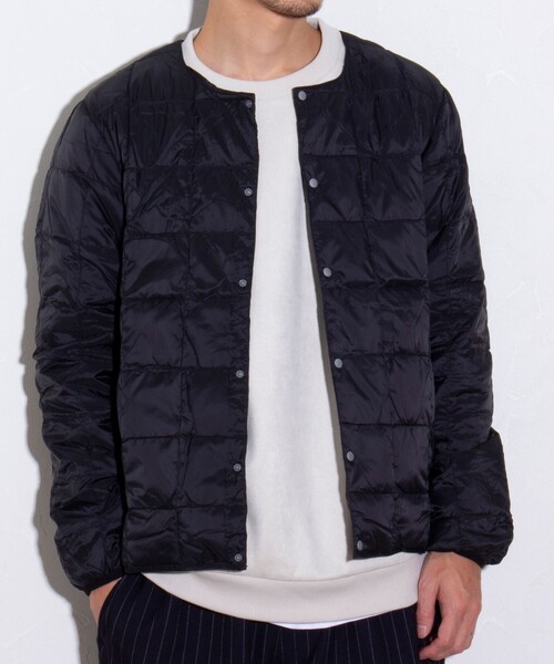 TAION（タイオン）の「【TAION/タイオン】クルーネックボタン インナーダウンジャケット UNISEX/ユニセックス（ダウンジャケット/コート・メンズ・ブラック/チャコールグレー/グレー・M/L/XL/XXL/XXXL(150)）」の22枚目の写真