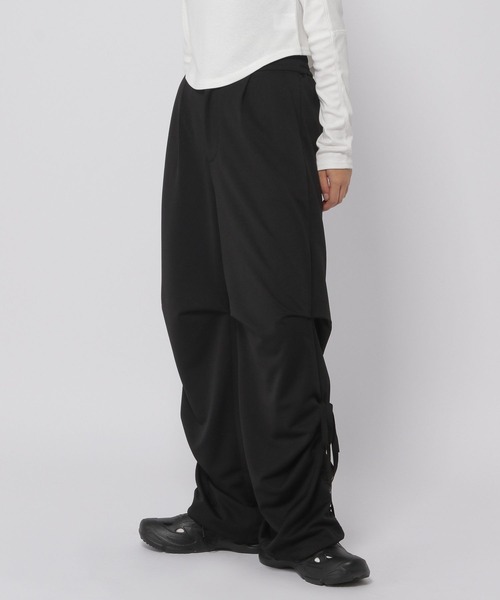 3.3 Field Trip （3.3フィールドトリップ）の「3.3 Field Trip／タックドロストリボンパンツ（カーゴパンツ・レディース・チャコール/ブラック・FREE）」の13枚目の写真