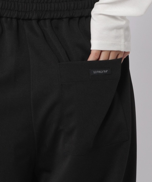 3.3 Field Trip （3.3フィールドトリップ）の「3.3 Field Trip／タックドロストリボンパンツ（カーゴパンツ・レディース・チャコール/ブラック・FREE）」の11枚目の写真