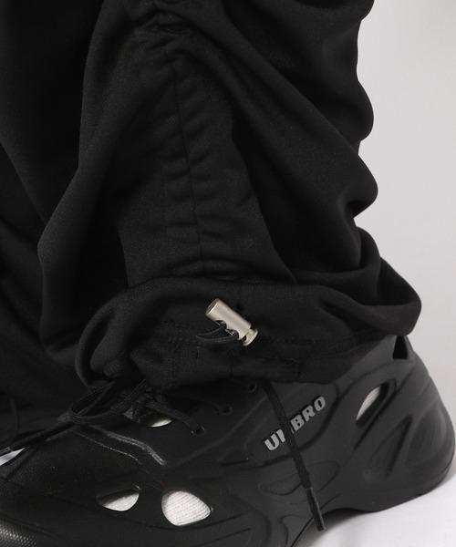 3.3 Field Trip （3.3フィールドトリップ）の「3.3 Field Trip／タックドロストリボンパンツ（カーゴパンツ・レディース・チャコール/ブラック・FREE）」の4枚目の写真