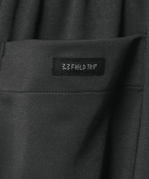 3.3 Field Trip （3.3フィールドトリップ）の「3.3 Field Trip／タックドロストリボンパンツ（カーゴパンツ・レディース・チャコール/ブラック・FREE）」の6枚目の写真
