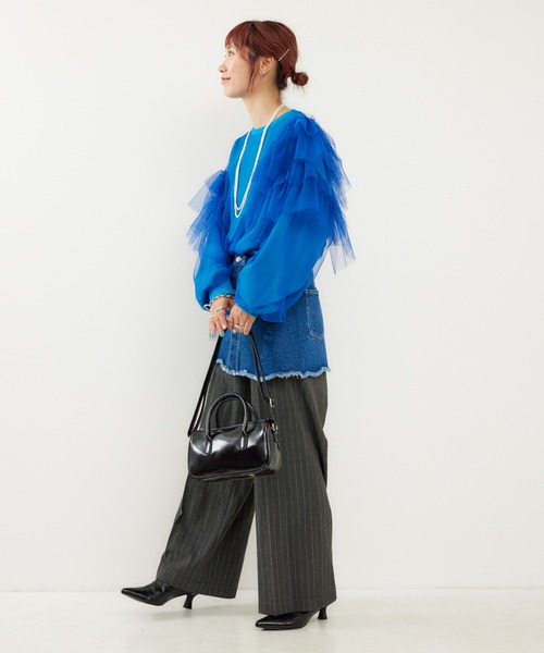 RODEO CROWNS WIDE BOWL(ロデオクラウンズワイドボウル)の「スクエアショルダーバッグ(ショルダーバッグ・レディース・ピンク/ブラック/シルバー・FREE)」の20枚目の写真