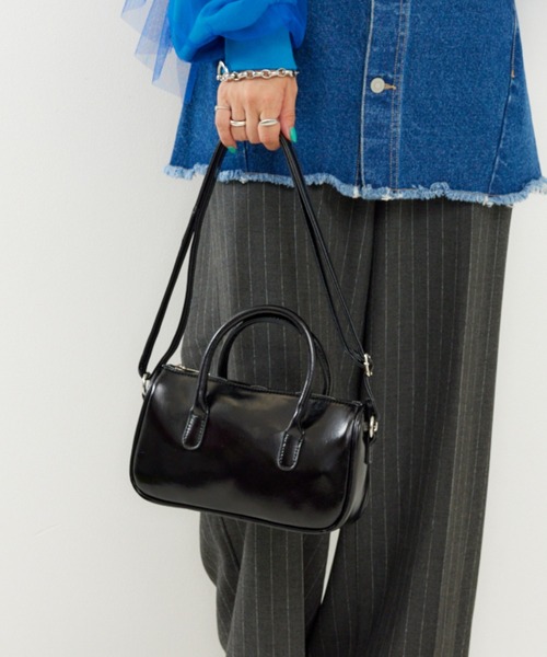 RODEO CROWNS WIDE BOWL(ロデオクラウンズワイドボウル)の「スクエアショルダーバッグ(ショルダーバッグ・レディース・ピンク/ブラック/シルバー・FREE)」の18枚目の写真