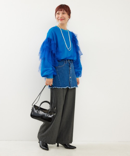 RODEO CROWNS WIDE BOWL(ロデオクラウンズワイドボウル)の「スクエアショルダーバッグ(ショルダーバッグ・レディース・ピンク/ブラック/シルバー・FREE)」の21枚目の写真