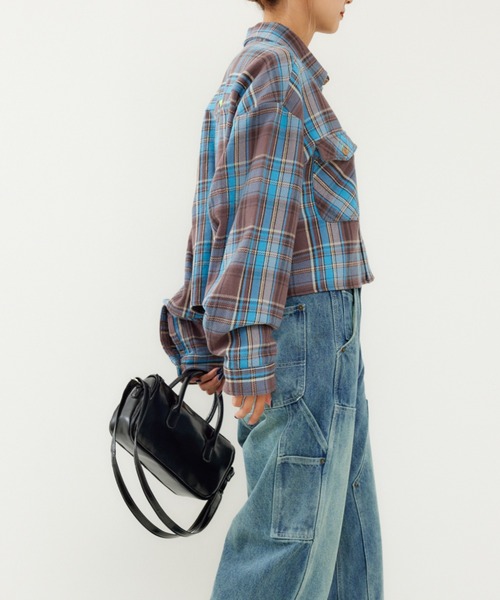 RODEO CROWNS WIDE BOWL(ロデオクラウンズワイドボウル)の「スクエアショルダーバッグ(ショルダーバッグ・レディース・ピンク/ブラック/シルバー・FREE)」の22枚目の写真