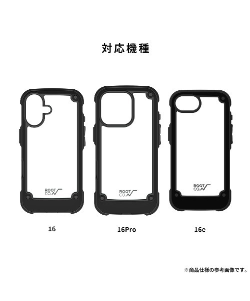 iPhone 16/16 Pro/16e 専用 ROOT CO. GRAVITY Shock Resist
