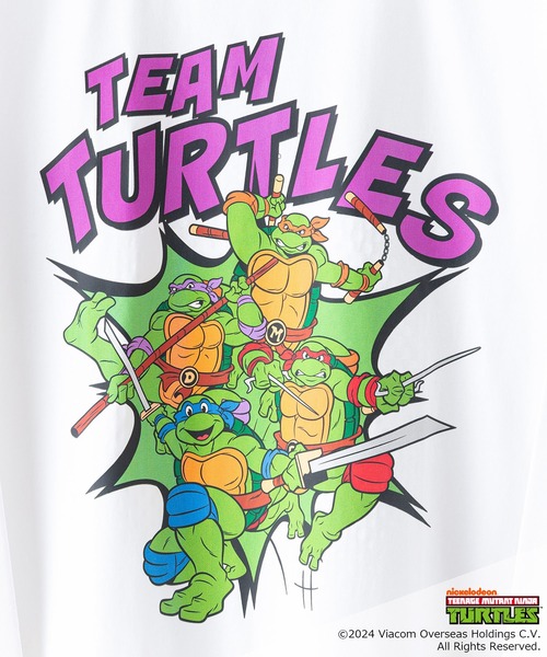 LB/S (エルビーエス)の「【ミュータント タートルズ】ニンジャタートルズ プリントロンT(Tシャツ/カットソー・メンズ・スミクロ/オフホワイト/ブラック/ホワイト・X-LARGE/LARGE/MEDIUM)」の9枚目の写真