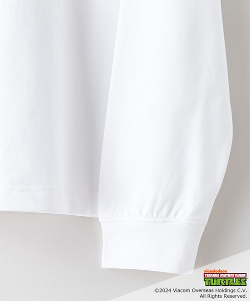LB/S (エルビーエス)の「【ミュータント タートルズ】ニンジャタートルズ プリントロンT(Tシャツ/カットソー・メンズ・スミクロ/オフホワイト/ブラック/ホワイト・X-LARGE/LARGE/MEDIUM)」の10枚目の写真