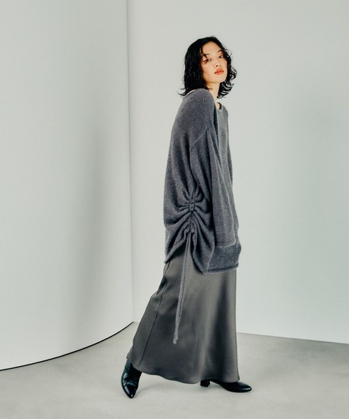 LEPSIM（レプシィム）の「7ゲージドロストチュニックワンピース 133411