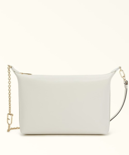 FURLA（フルラ）の「フルラ ヌヴォラ ミニクロスボディバッグ（ショルダーバッグ・レディース・ライトブルー/ライトオリーブ/オリーブ/ホワイト系その他/ピンク系その他6/モカ/ライトベージュ/ブラック・ONE SIZE）」の2枚目の写真