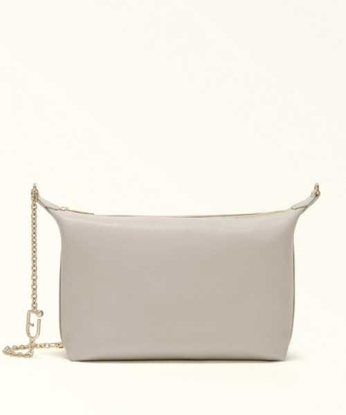 FURLA（フルラ）の「フルラ ヌヴォラ ミニクロスボディバッグ（ショルダーバッグ・レディース・ライトブルー/ライトオリーブ/オリーブ/ホワイト系その他/ピンク系その他6/モカ/ライトベージュ/ブラック・ONE SIZE）」の4枚目の写真