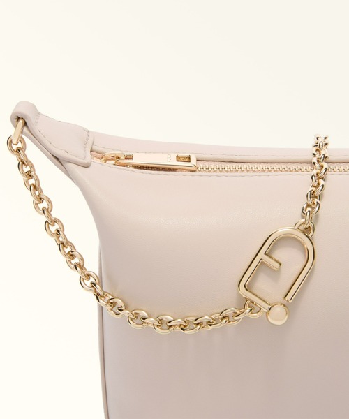 FURLA（フルラ）の「フルラ ヌヴォラ ミニクロスボディバッグ（ショルダーバッグ・レディース・ライトブルー/ライトオリーブ/オリーブ/ホワイト系その他/ピンク系その他6/モカ/ライトベージュ/ブラック・ONE SIZE）」の9枚目の写真