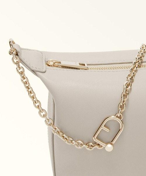 FURLA（フルラ）の「フルラ ヌヴォラ ミニクロスボディバッグ（ショルダーバッグ・レディース・ライトブルー/ライトオリーブ/オリーブ/ホワイト系その他/ピンク系その他6/モカ/ライトベージュ/ブラック・ONE SIZE）」の12枚目の写真