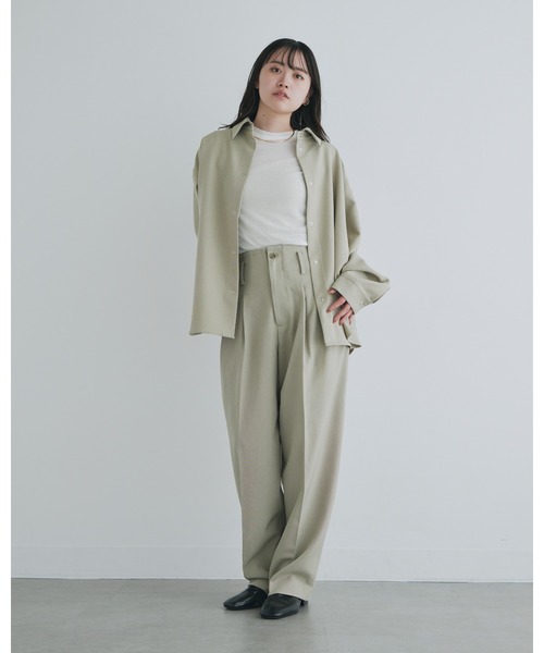 kiehtova(キエトヴァ)の「【kiehtova】FORM SHIRT/フォーム シャツ(シャツ/ブラウス・レディース・ブラック/ベージュ・FREE)」の14枚目の写真
