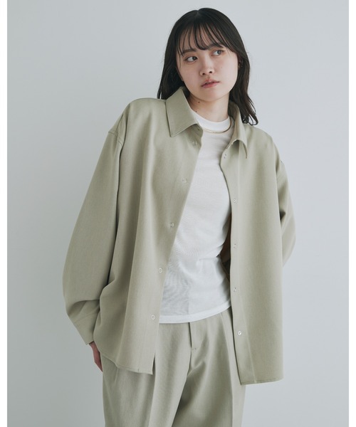 kiehtova(キエトヴァ)の「【kiehtova】FORM SHIRT/フォーム シャツ(シャツ/ブラウス・レディース・ブラック/ベージュ・FREE)」の8枚目の写真