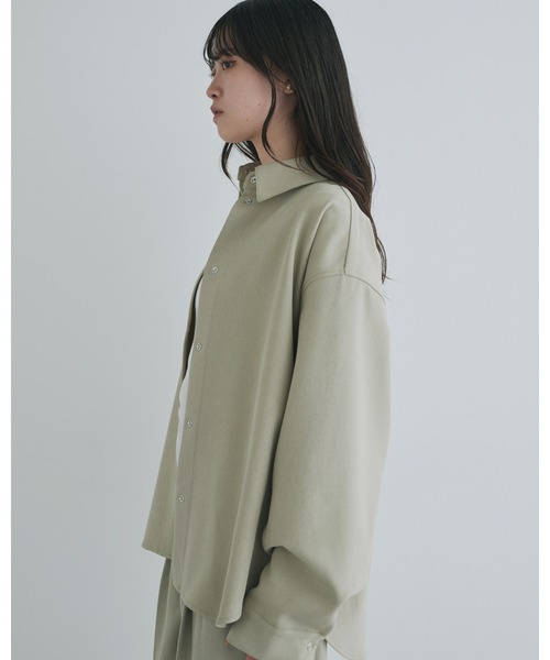 kiehtova(キエトヴァ)の「【kiehtova】FORM SHIRT/フォーム シャツ(シャツ/ブラウス・レディース・ブラック/ベージュ・FREE)」の9枚目の写真