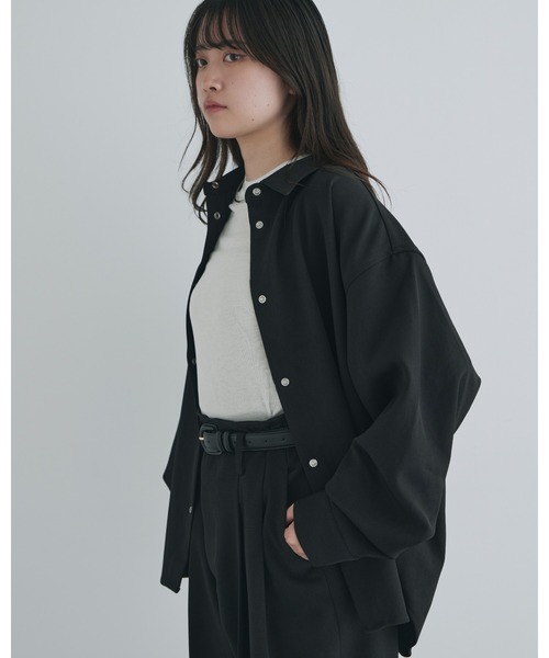 kiehtova(キエトヴァ)の「【kiehtova】FORM SHIRT/フォーム シャツ(シャツ/ブラウス・レディース・ブラック/ベージュ・FREE)」の16枚目の写真