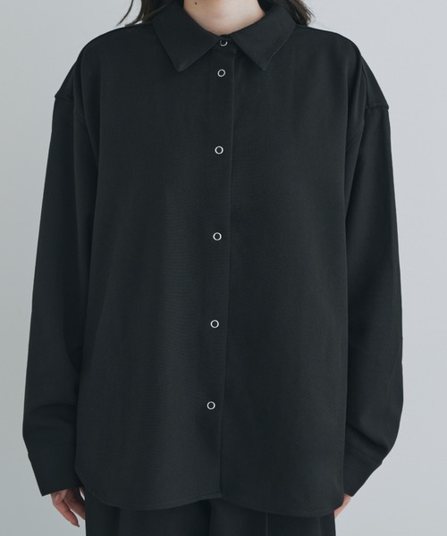 kiehtova(キエトヴァ)の「【kiehtova】FORM SHIRT/フォーム シャツ(シャツ/ブラウス・レディース・ブラック/ベージュ・FREE)」の15枚目の写真