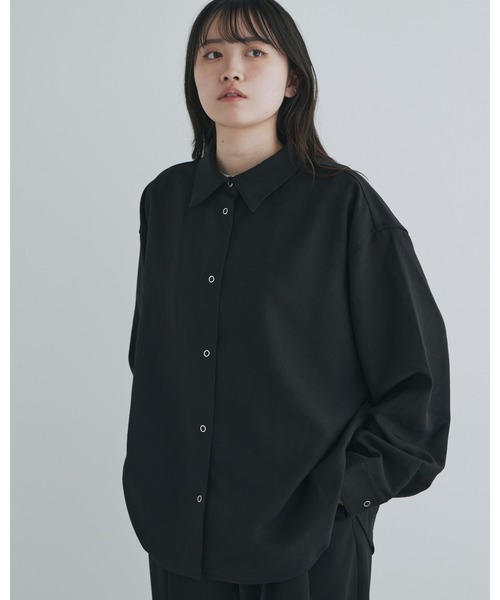kiehtova(キエトヴァ)の「【kiehtova】FORM SHIRT/フォーム シャツ(シャツ/ブラウス・レディース・ブラック/ベージュ・FREE)」の17枚目の写真
