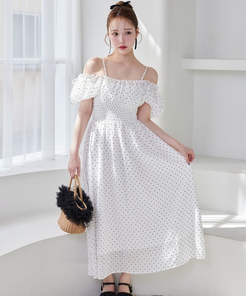 one after another NICE CLAUP(ワンアフターアナザーナイスクラップ)の「チュール付きペーパーバッグ(かごバッグ・レディース・グレー/ピンク/ブラック・FREE)」の16枚目の写真