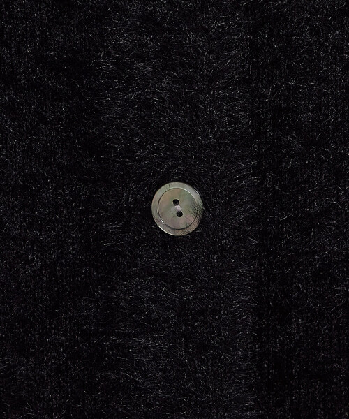 Gabardine K.T（ギャバジンケーティー）の「マイクロナイロンフェザー フェザーヤーン2wayカーディガン（カーディガン/ボレロ・レディース・サックスブルー/ブラック/キナリ・9号）」の6枚目の写真