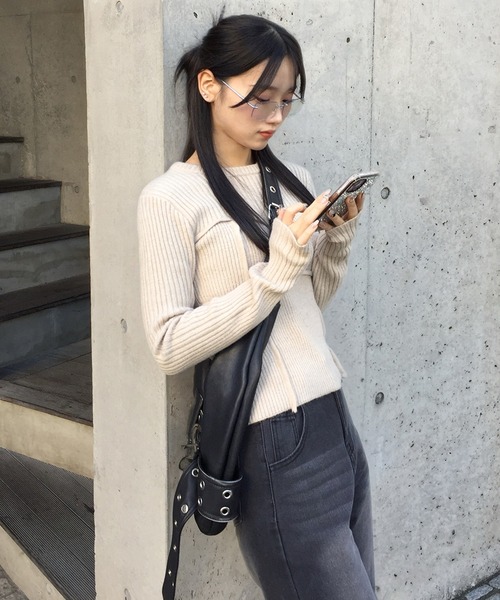 ameri vintage　ニットコルセット　単品 ameri vintage ニットコルセット 単品