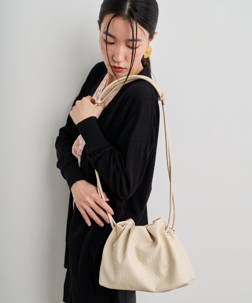 THEATREPRODUCTS シアタープロダクツ レザレットショルダーバッグ LEATHERRETTE SHOULDER BAG -M- /レザレットショルダーバッグM