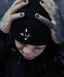 LOVE KILLER | A'GEM/9 × .kom 『LOVE KILLER/ラブ キラー』 LK 3D metallic logo beanie/エルケー３ディーメタリックロゴビーニー(ニットキャップ/ビーニー)