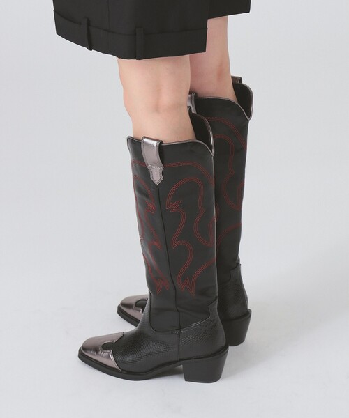 Ray BEAMS(レイビームス)の「ウエスタン ブーツ(ブーツ・レディース・ブラック/ブラウン・36/37/38)」の3枚目の写真