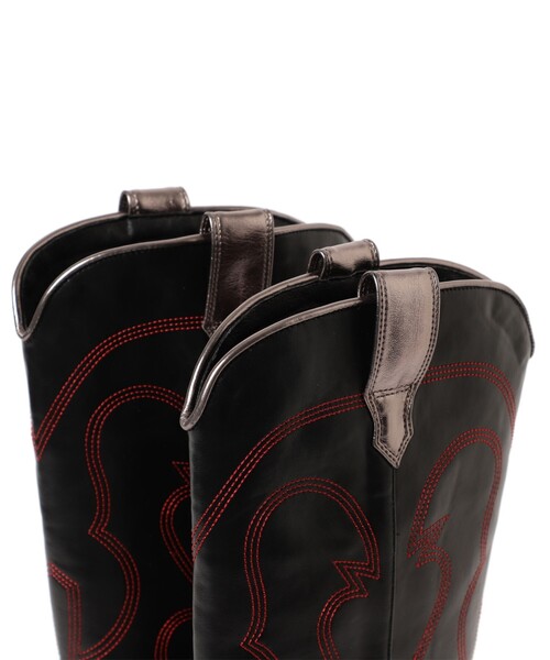Ray BEAMS(レイビームス)の「ウエスタン ブーツ(ブーツ・レディース・ブラック/ブラウン・36/37/38)」の10枚目の写真