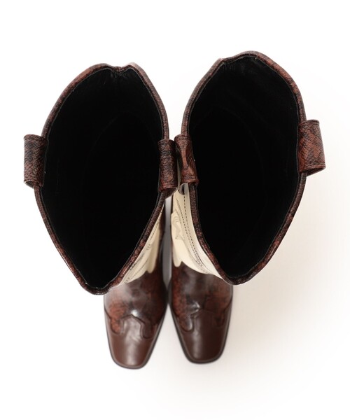 Ray BEAMS(レイビームス)の「ウエスタン ブーツ(ブーツ・レディース・ブラック/ブラウン・36/37/38)」の20枚目の写真