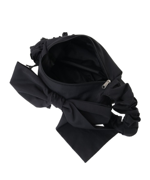 Candy Stripper（キャンディストリッパー）の「RIBBON GATHER 2WAY バッグ（ショルダーバッグ・レディース・ブラック/ライトベージュ・FREE）」の11枚目の写真