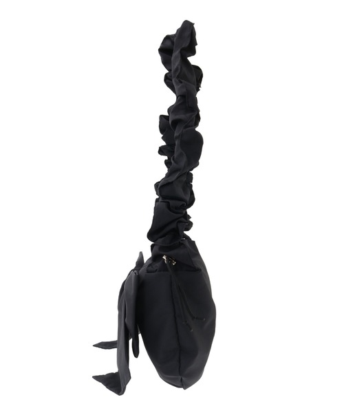 Candy Stripper（キャンディストリッパー）の「RIBBON GATHER 2WAY バッグ（ショルダーバッグ・レディース・ブラック/ライトベージュ・FREE）」の9枚目の写真