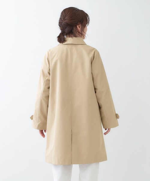 SHOO・LA・RUE（シューラルー）の「【S-LL/撥水/防花粉】オンにもオフにも ステンカラーコート（ステンカラーコート・レディース・ネイビー/ベージュ・04/03/02/01）」の13枚目の写真