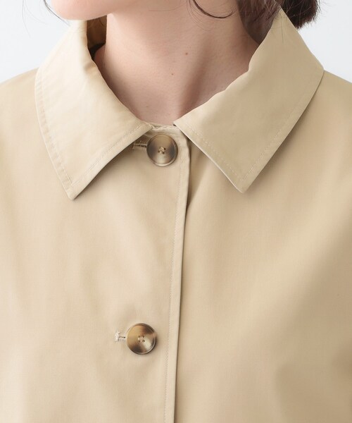 SHOO・LA・RUE（シューラルー）の「【S-LL/撥水/防花粉】オンにもオフにも ステンカラーコート（ステンカラーコート・レディース・ネイビー/ベージュ・04/03/02/01）」の14枚目の写真