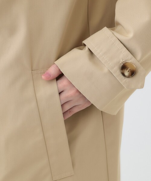 SHOO・LA・RUE（シューラルー）の「【S-LL/撥水/防花粉】オンにもオフにも ステンカラーコート（ステンカラーコート・レディース・ネイビー/ベージュ・04/03/02/01）」の16枚目の写真