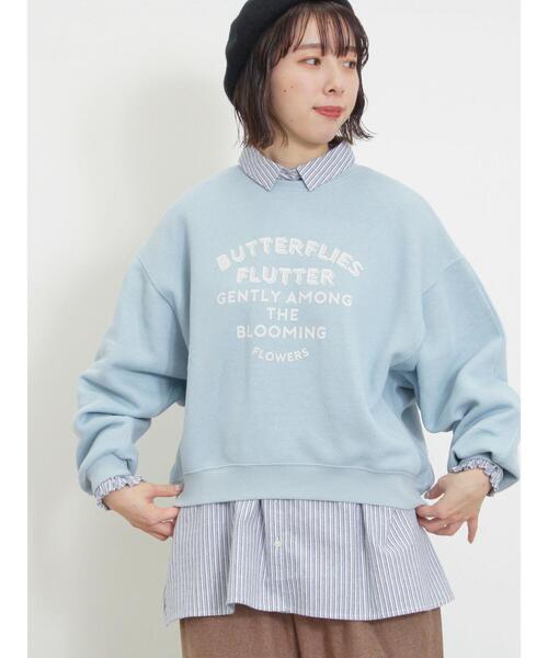 Samansa Mos2（サマンサ モスモス）の「柄アソートプリントスウェット（Tシャツ/カットソー・レディース・ピンク/ミント/グレー/サックスブルー/ブラック/キナリ・F）」の16枚目の写真