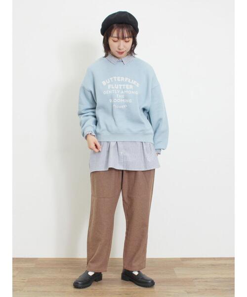 Samansa Mos2（サマンサ モスモス）の「柄アソートプリントスウェット（Tシャツ/カットソー・レディース・ピンク/ミント/グレー/サックスブルー/ブラック/キナリ・F）」の19枚目の写真