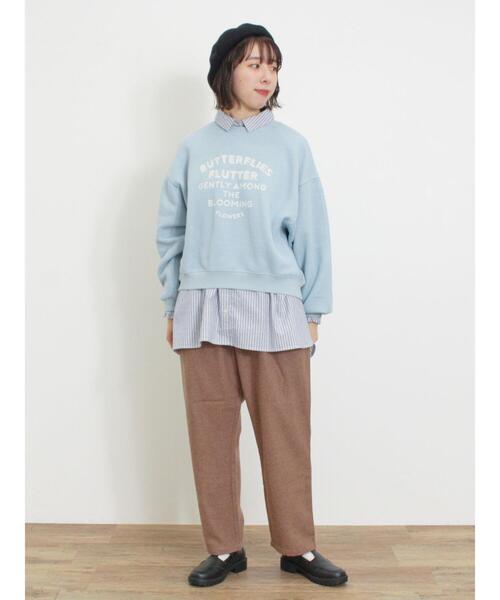 Samansa Mos2（サマンサ モスモス）の「柄アソートプリントスウェット（Tシャツ/カットソー・レディース・ピンク/ミント/グレー/サックスブルー/ブラック/キナリ・F）」の20枚目の写真