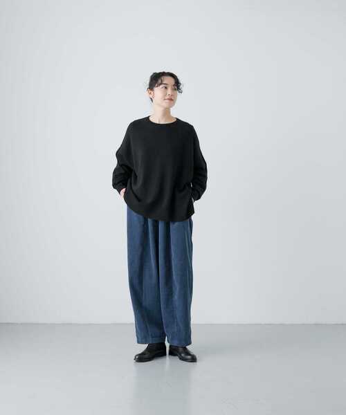 かぐれ(カグレ)の「コーデュロイボリュームパンツ(その他パンツ・レディース・アイボリー/グレー系その他/ブルー・FREE)」の19枚目の写真