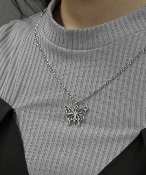 axes femme POETIQUE(アクシーズファムポエティック)の「レイヤードオリエンタルシャツ(シャツ/ブラウス・レディース・グレー/ブラック/ブルーグリーン・MEDIUM)」の8枚目の写真