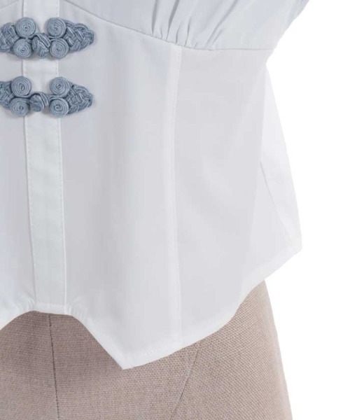 axes femme POETIQUE(アクシーズファムポエティック)の「レイヤードオリエンタルシャツ(シャツ/ブラウス・レディース・グレー/ブラック/ブルーグリーン・MEDIUM)」の17枚目の写真