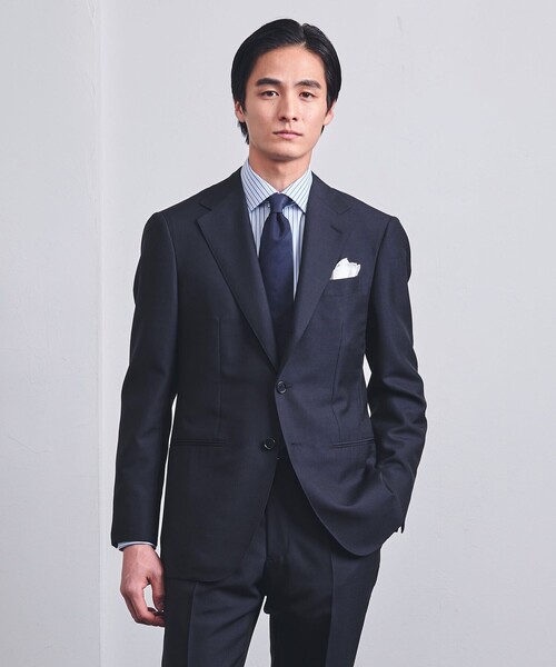 【美品】5点セットUNITED ARROWS フォーマルスーツ　120 ウールモヘヤ シングル 3ボタン スーツ MC‐MODEL（スーツセット