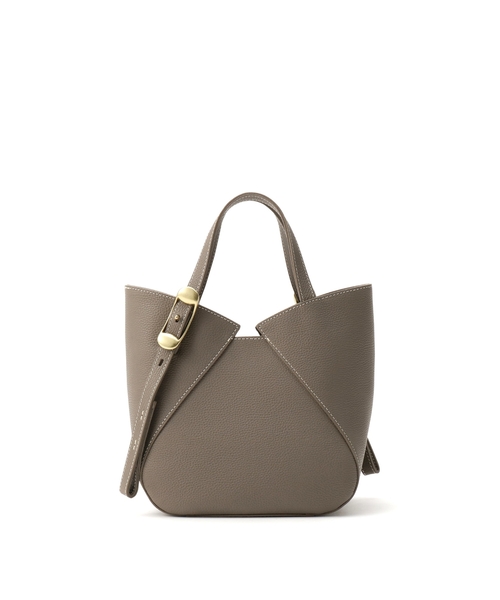 TOFF&LOADSTONE（トフアンドロードストーン）の「ラップトート ライトシュリンク（M）（トートバッグ・レディース・サンドベージュ/グレー系その他6/ブラウン系その他2/ライトオレンジ系/ホワイト系/ブラック/マスタード・00）」の8枚目の写真