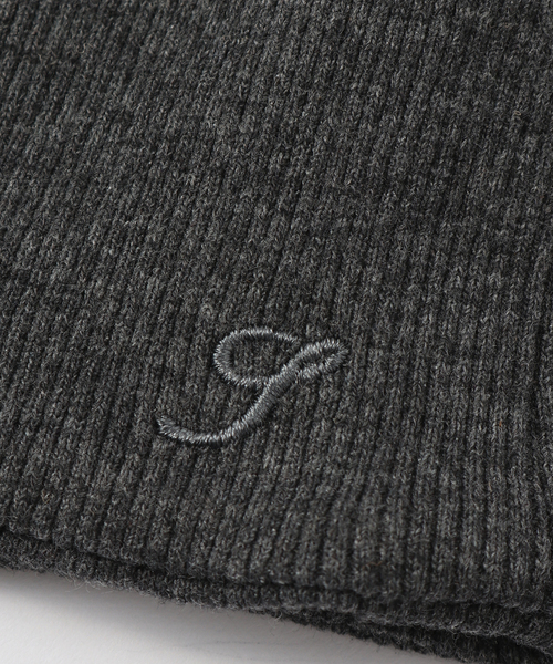 SLOBE IENA（スローブイエナ）の「SLOBE リブヘアターバン（ヘアバンド・レディース・ブラック/チャコールグレー・FREE）」の6枚目の写真