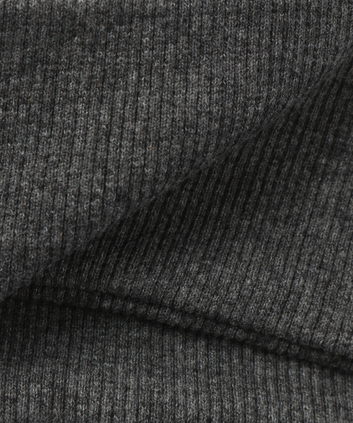 SLOBE IENA（スローブイエナ）の「SLOBE リブヘアターバン（ヘアバンド・レディース・ブラック/チャコールグレー・FREE）」の7枚目の写真