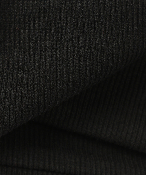 SLOBE IENA（スローブイエナ）の「SLOBE リブヘアターバン（ヘアバンド・レディース・ブラック/チャコールグレー・FREE）」の9枚目の写真