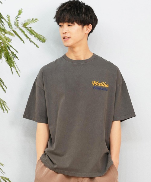 ムラサキスポーツ（ムラサキスポーツ）の「【ムラサキスポーツ限定】DEAR LAUREL/ディアローレル Tシャツ 半袖 ワンポイント シンプル CAL PIG EMB TEE D25S2104（Tシャツ/カットソー・メンズ・ホワイト/ブラック/サックスブルー/ブラック系その他/ミント/サーモンピンク・M/L/XL）」の20枚目の写真