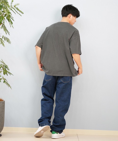 ムラサキスポーツ（ムラサキスポーツ）の「【ムラサキスポーツ限定】DEAR LAUREL/ディアローレル Tシャツ 半袖 ワンポイント シンプル CAL PIG EMB TEE D25S2104（Tシャツ/カットソー・メンズ・ホワイト/ブラック/サックスブルー/ブラック系その他/ミント/サーモンピンク・M/L/XL）」の19枚目の写真