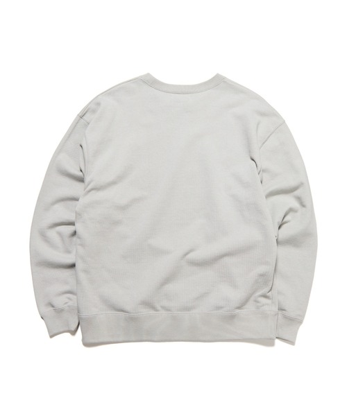 uniform experiment（ユニフォームエクスペリメント）の「STENCIL LOGO SWEATSHIRT（スウェット・メンズ・ネイビー/ライトグレー/ブラック・1/2/3/4）」の6枚目の写真